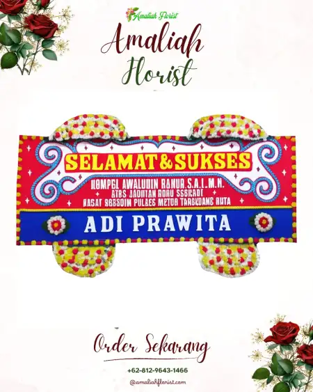 Papan Bunga Ucapan Selamat Sambidoplang